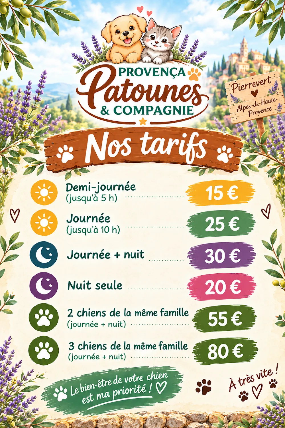Provença patounes & compagnie - Alpes-de-Haute-Provence pet otel görseli 2