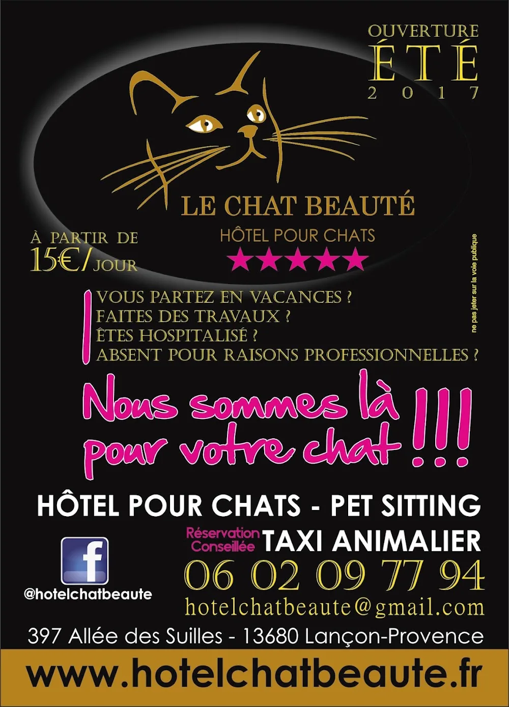 Le Chat Beauté, hôtel pour chats - Bouches-du-Rhône pet otel