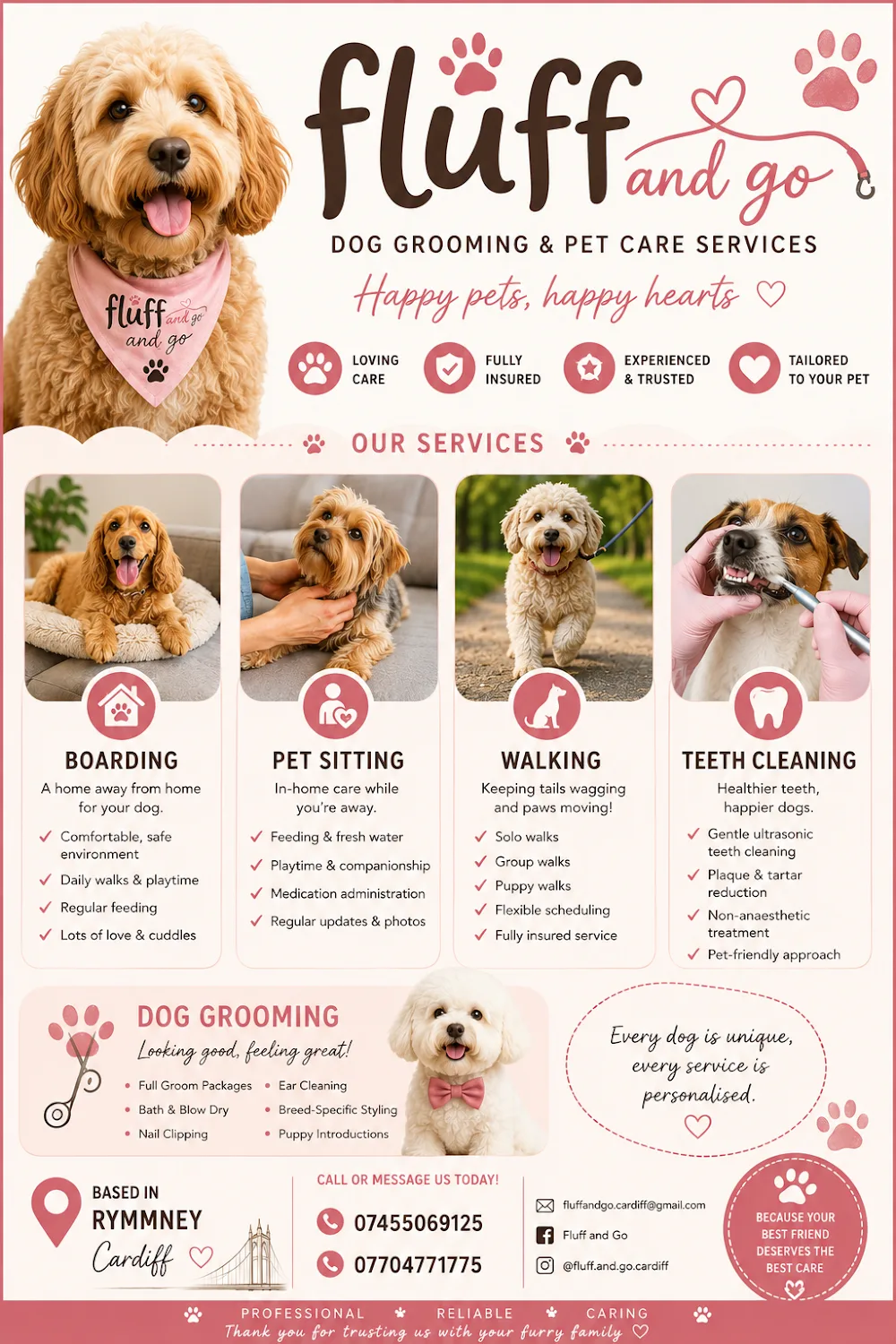 Fluff and go pet services - Cardiff pet otel görseli 2