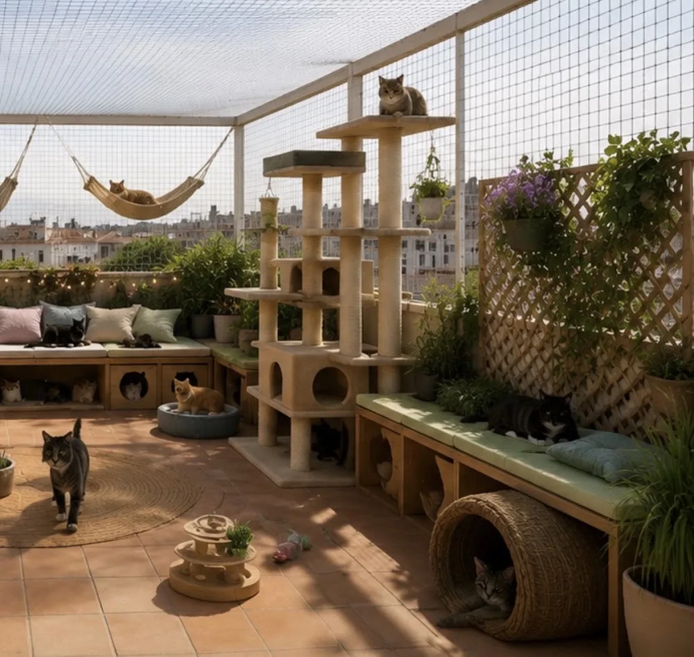 Cat House - Community of Madrid pet otel görseli 3