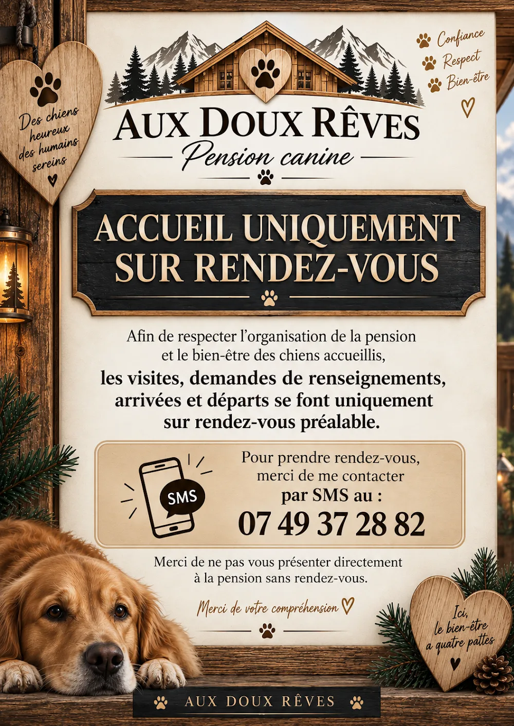 Pension canine Aux doux rêves - Côte-d'Or pet otel görseli 2