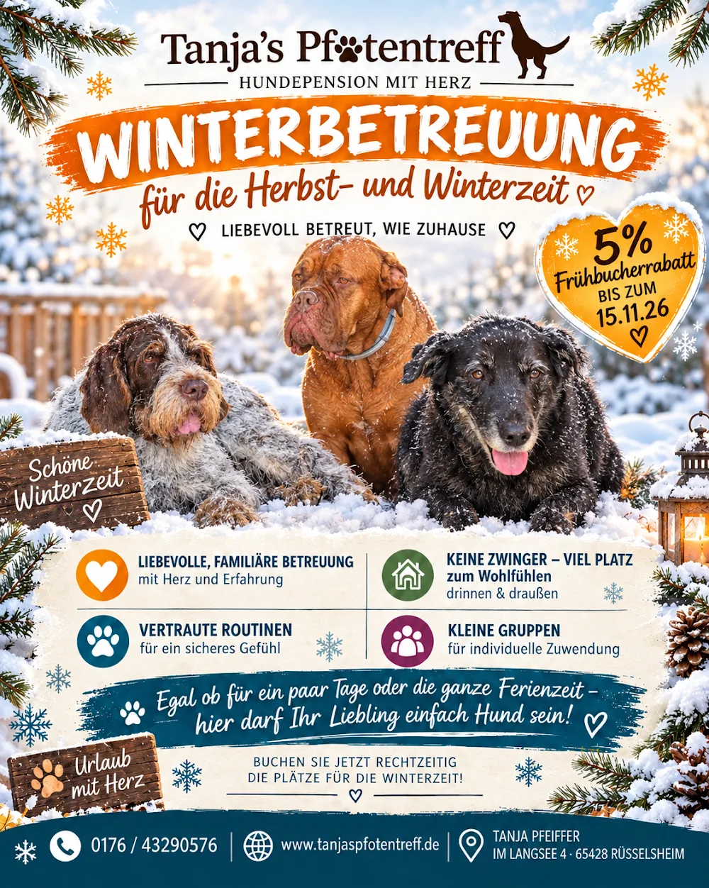 Hundepension Tanjas Pfotentreff - Hessen pet otel görseli 3