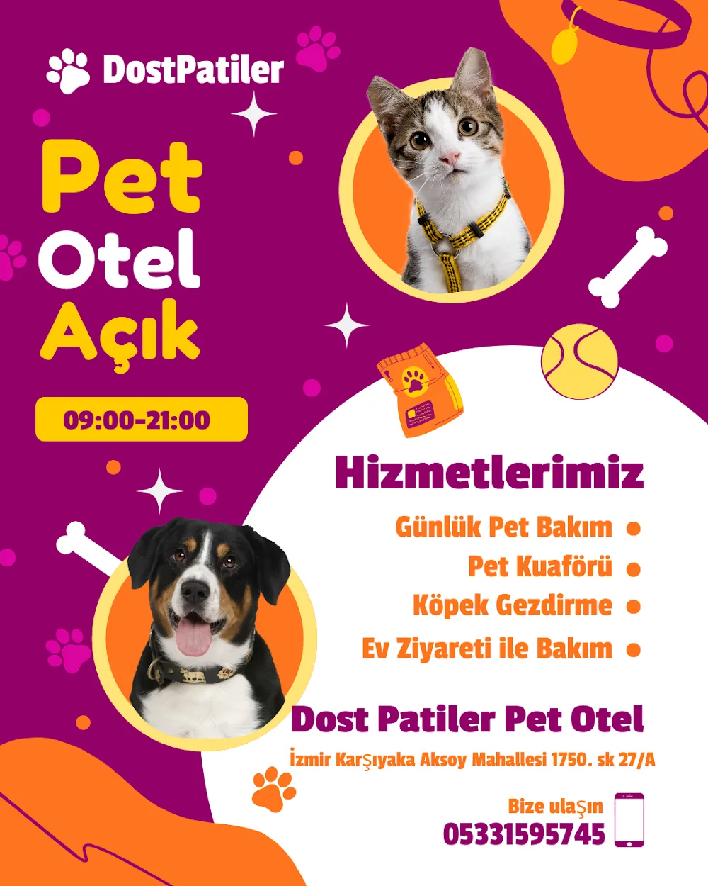 Dost Patiler Pet Otel - Izmir pet otel görseli 2