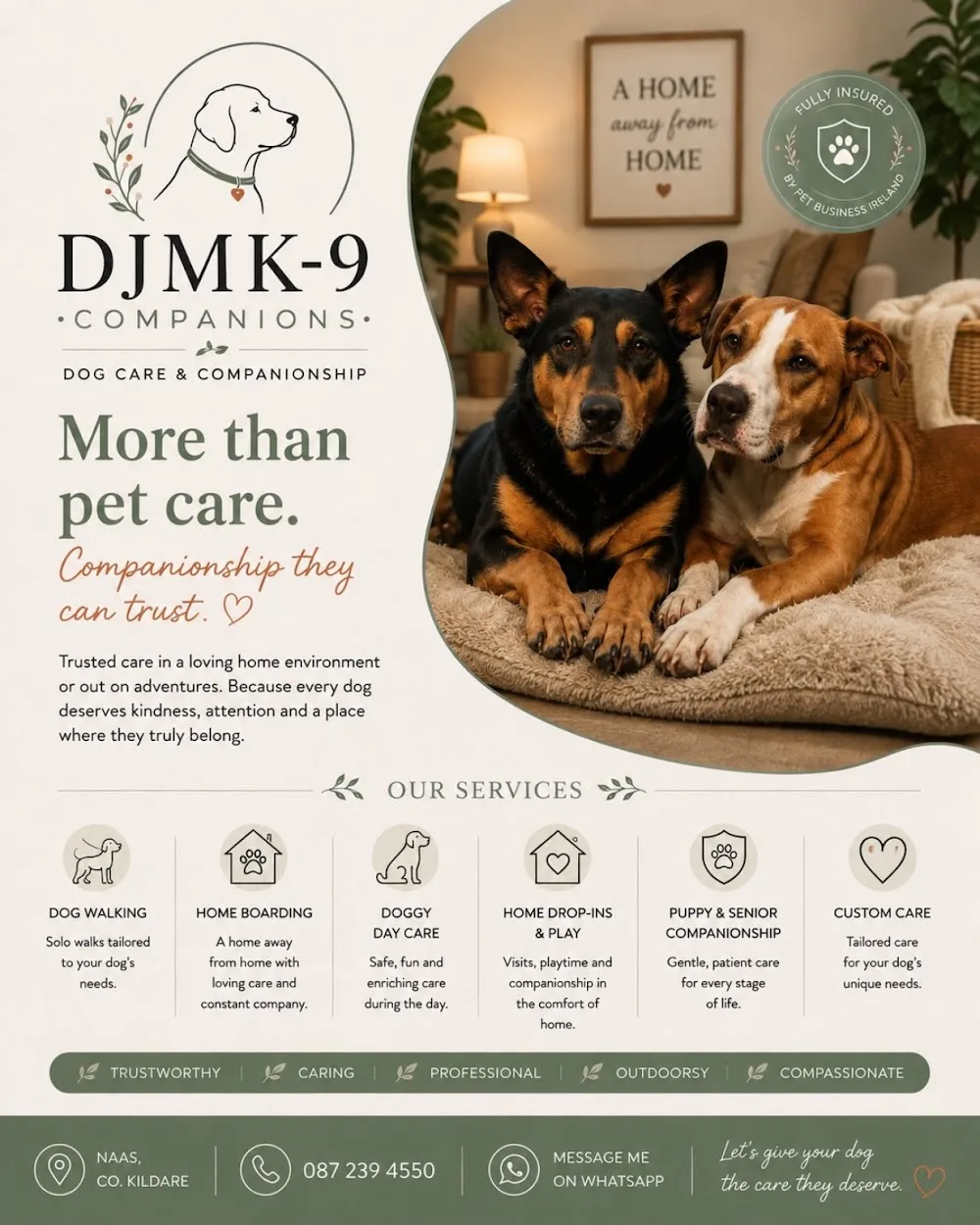 DJM K-9 Companion - Naas pet otel
