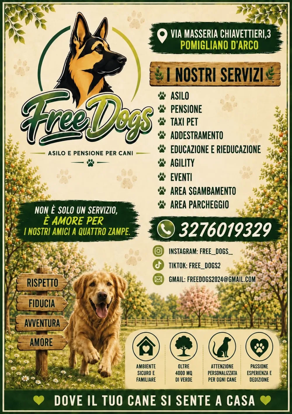 Freedogs di Francesco Pio Iodice - Naples pet otel