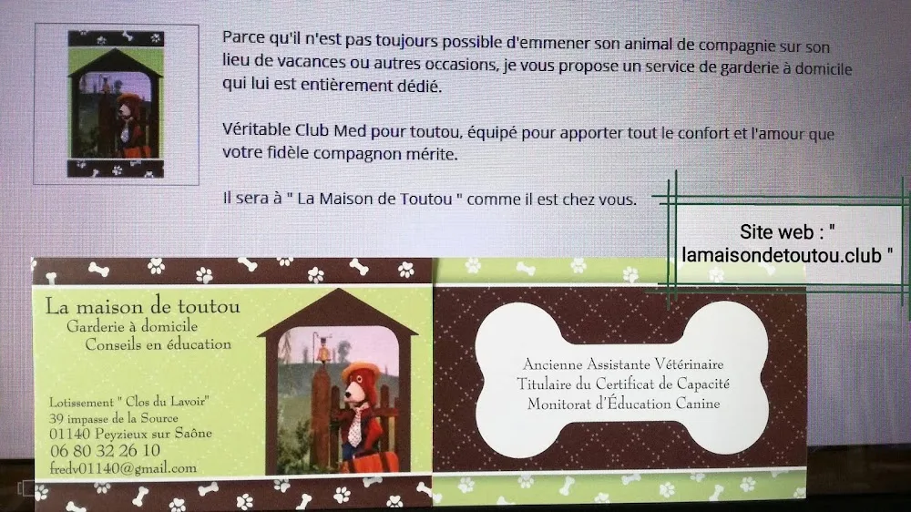 La Maison de Toutou - Rhône pet otel
