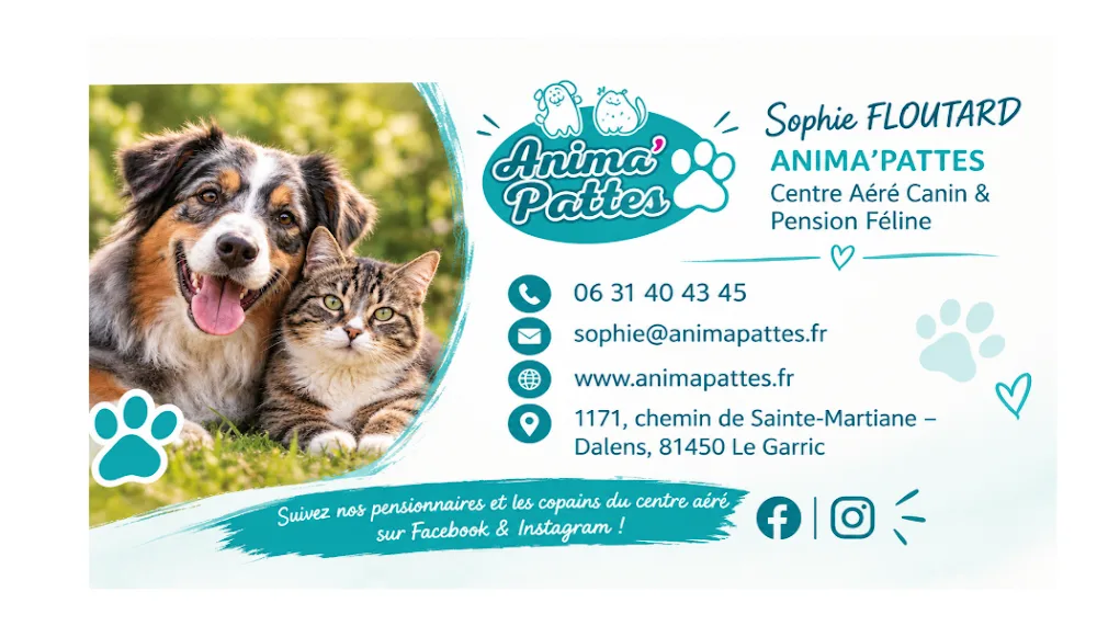 Anima'Pattes Centre aéré pour chien, pension féline événements et vente de produits pour chiens et chats. - Tarn pet otel
