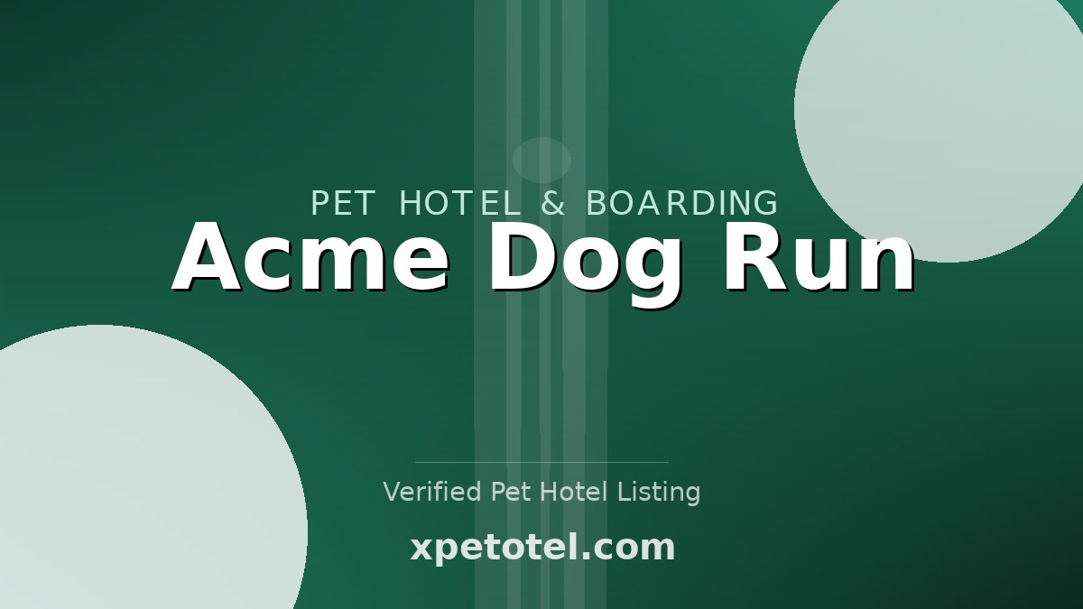 Acme Dog Run