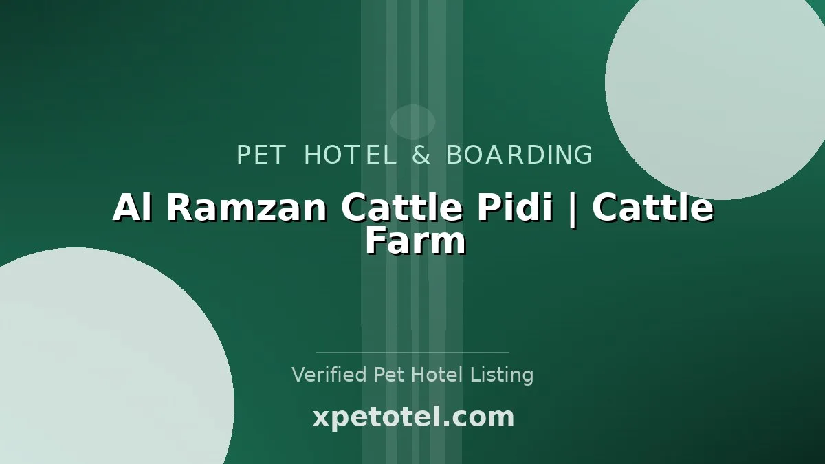 Al Ramzan Cattle Pidi | Cattle Farm