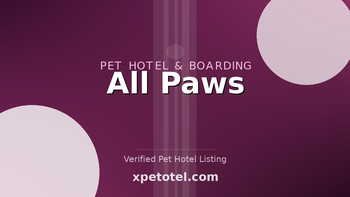 All Paws pet hotel Verona