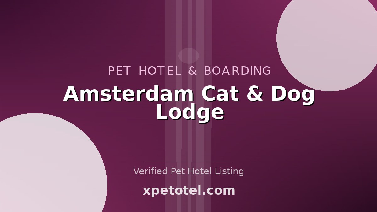 Amsterdam Cat & Dog Lodge pet hotel Athens