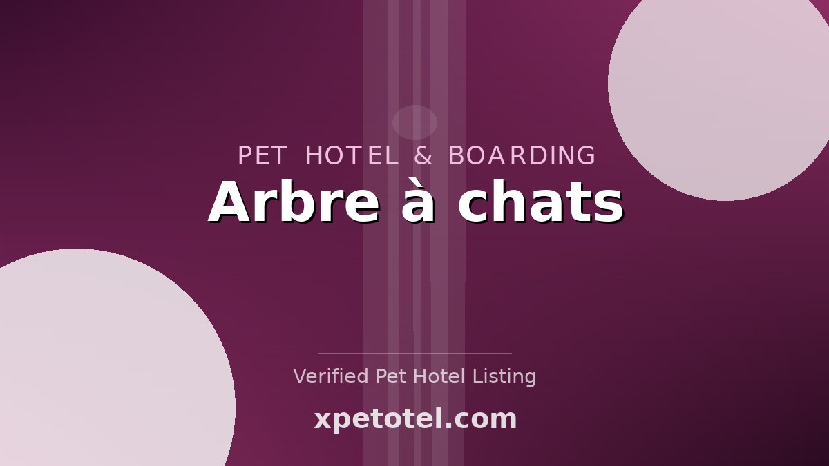 Arbre à chats pet hotel Paris