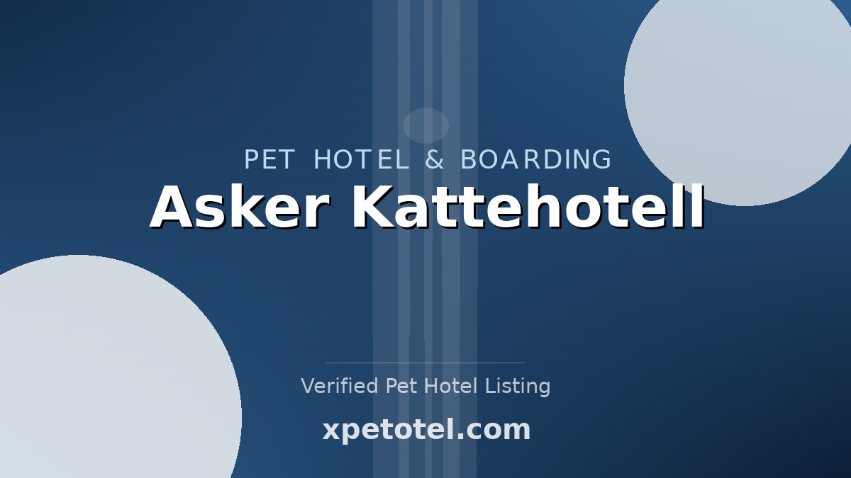 Asker Kattehotell pet hotel Oslo