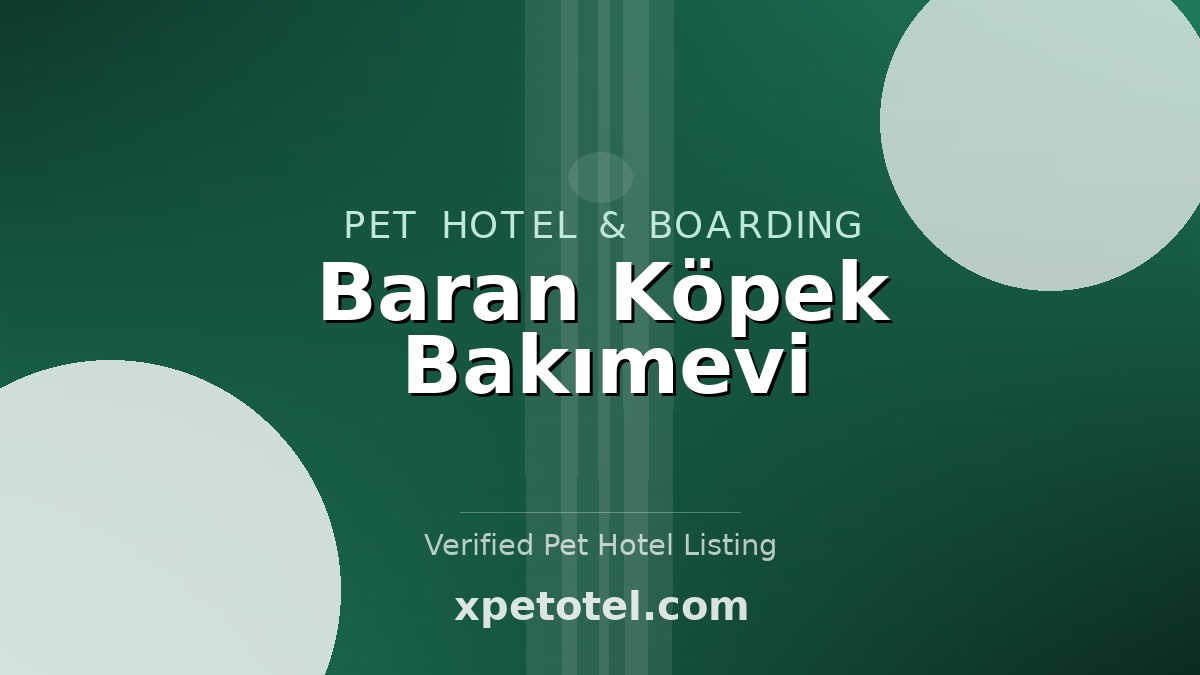 Baran Köpek Bakımevi