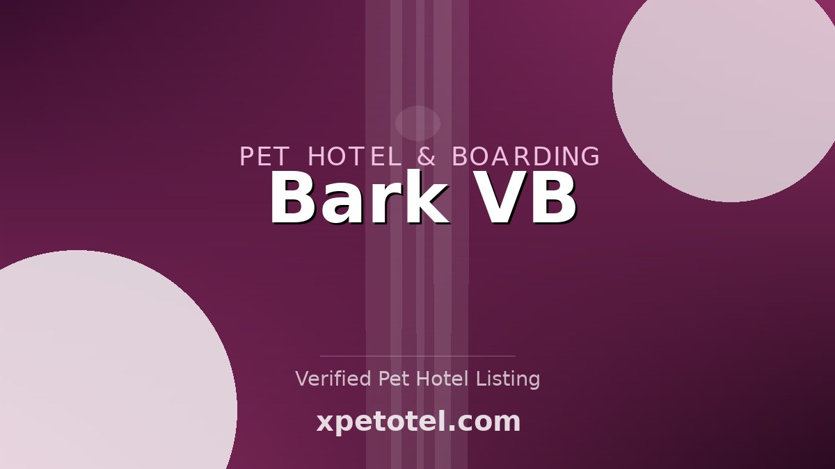 Bark VB pet hotel Virginia Beach