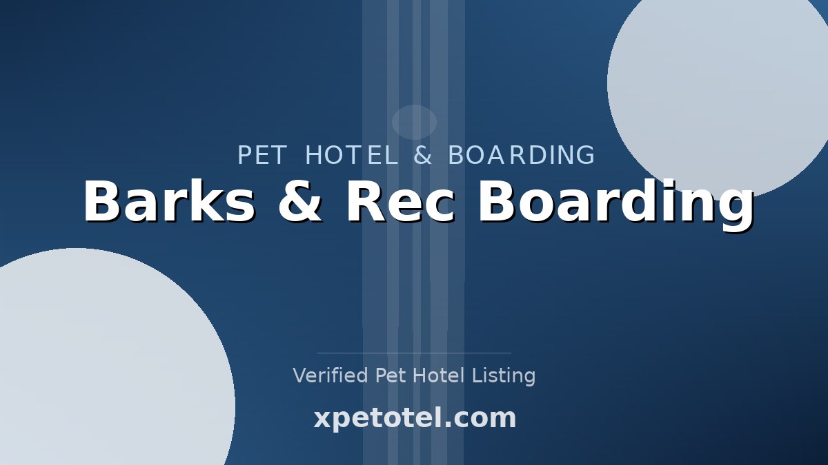 Barks & Rec Boarding pet hotel Hickory