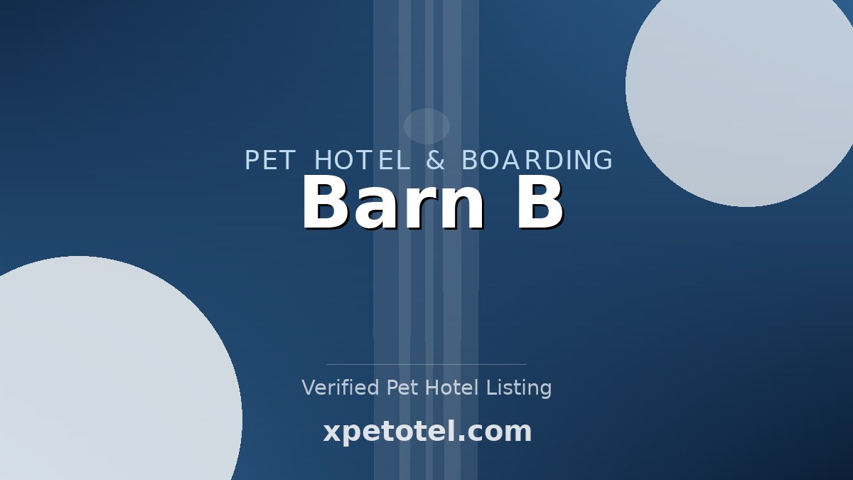 Barn B pet hotel Wilmington