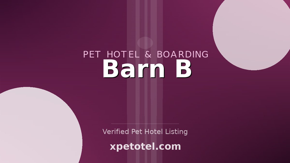 Barn B pet hotel Wilmington