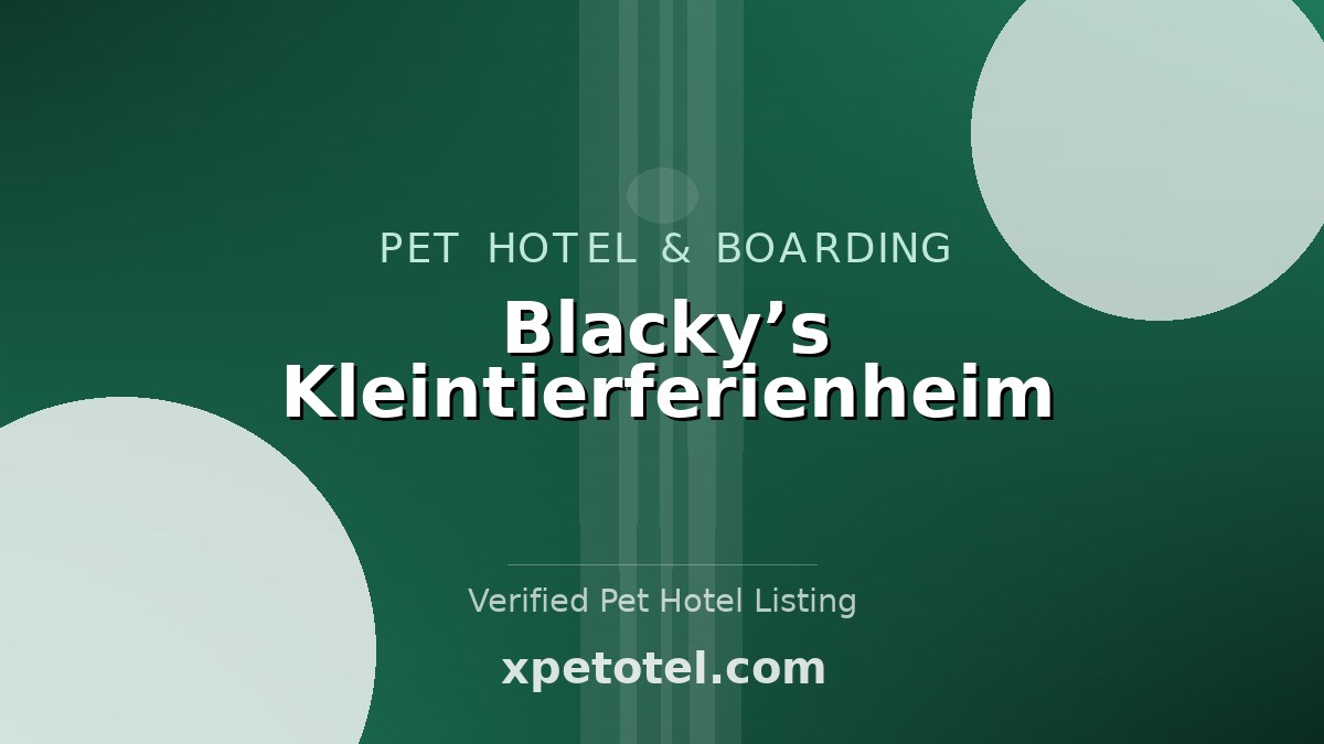 Blacky’s Kleintierferienheim