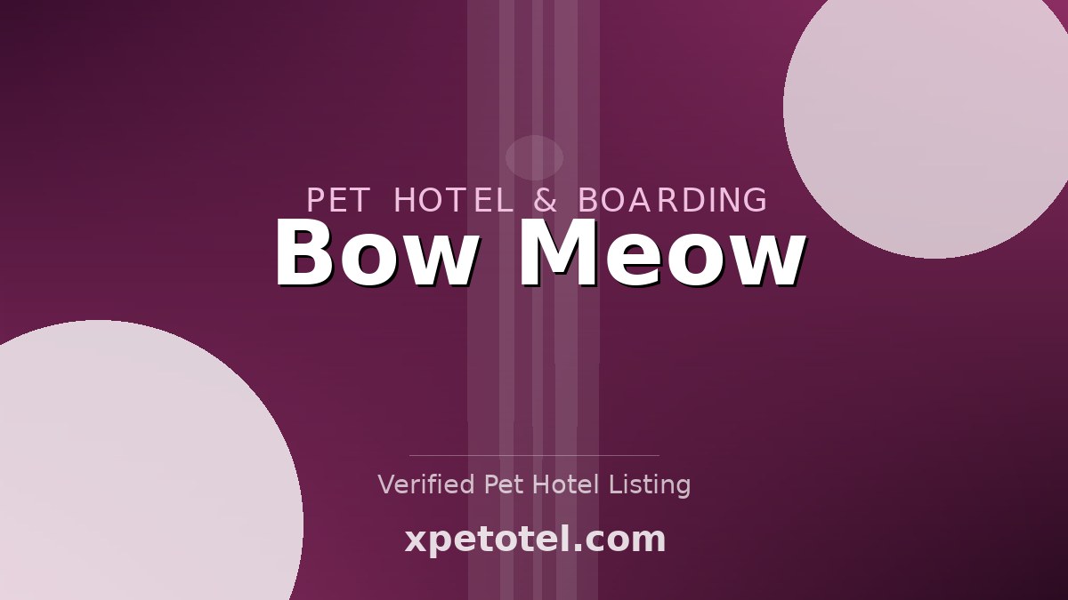 Bow Meow pet hotel United States