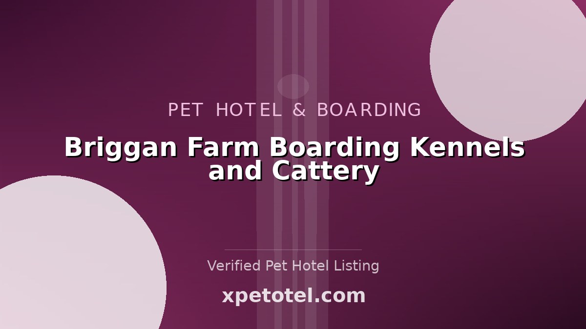 Briggan Farm Boarding Kennels and Cattery pet hotel Redruth
