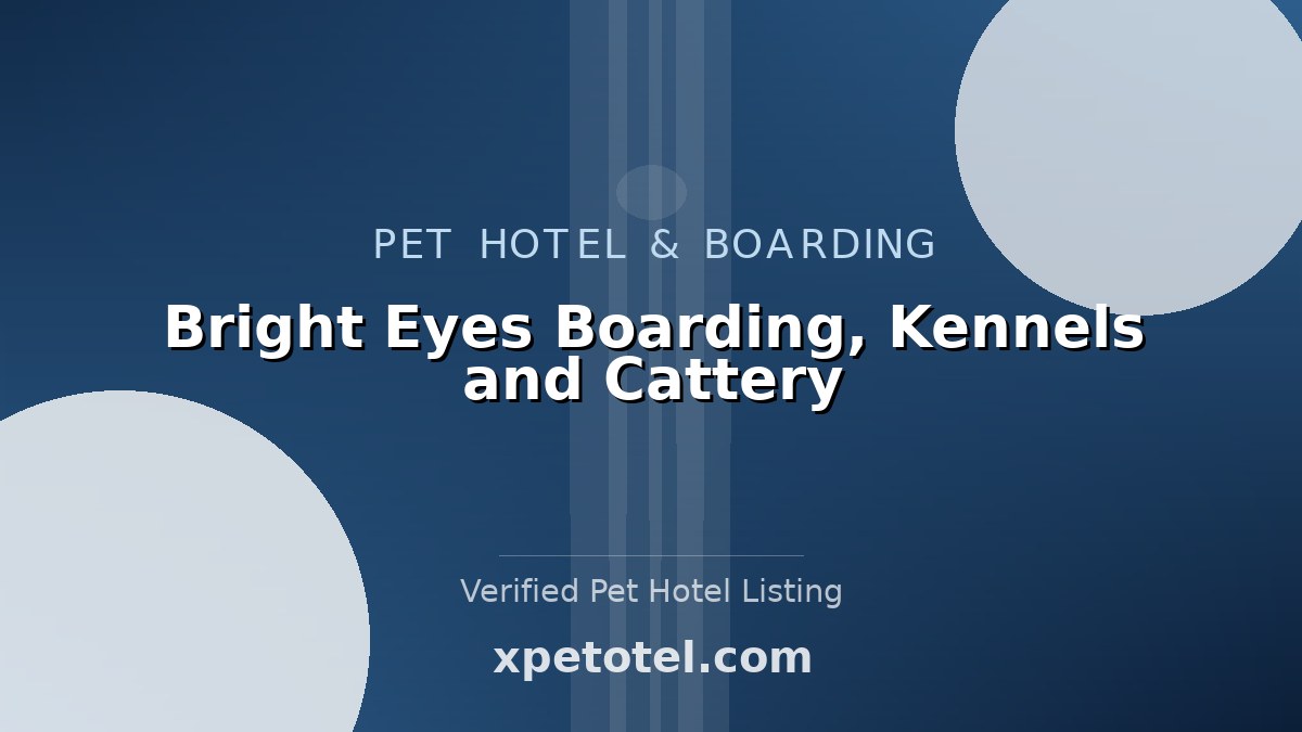 Bright Eyes Boarding, Kennels and Cattery pet hotel Braelangwell,Balblair