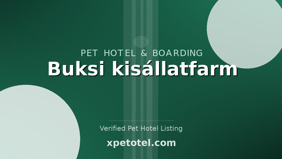 Buksi kisállatfarm