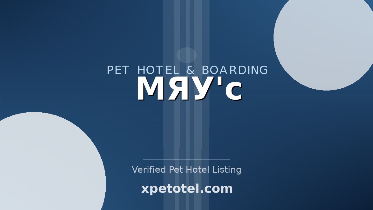 МЯУ'c pet hotel Одинцово