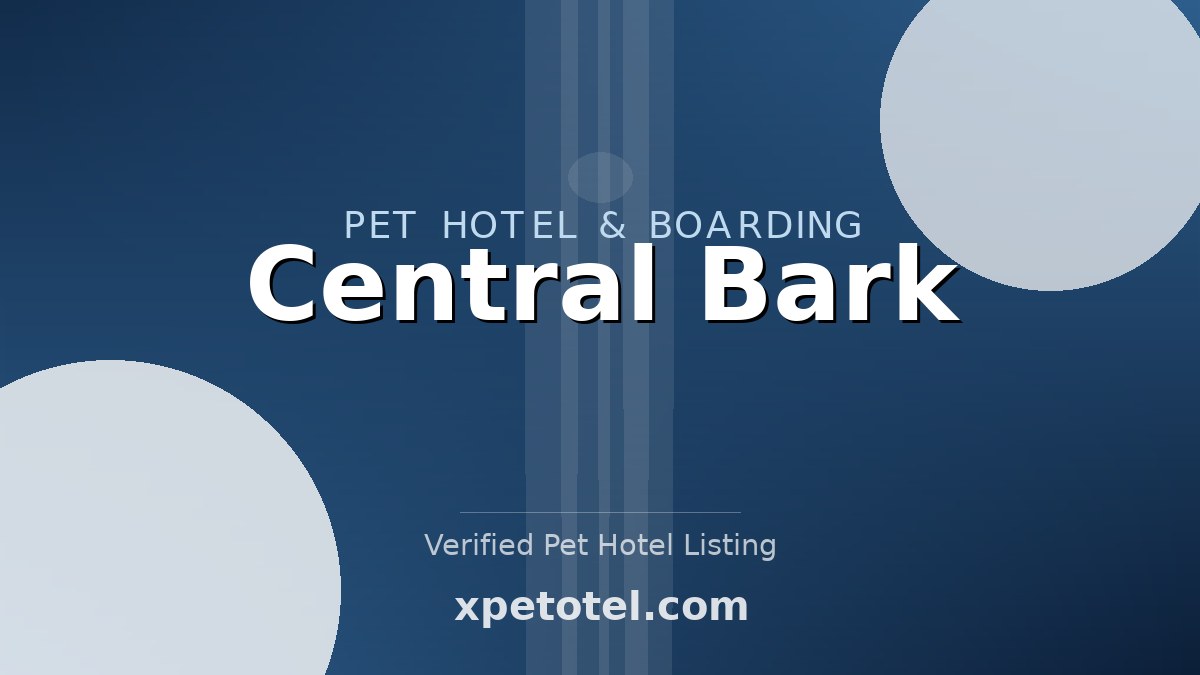 Central Bark pet hotel Auckland