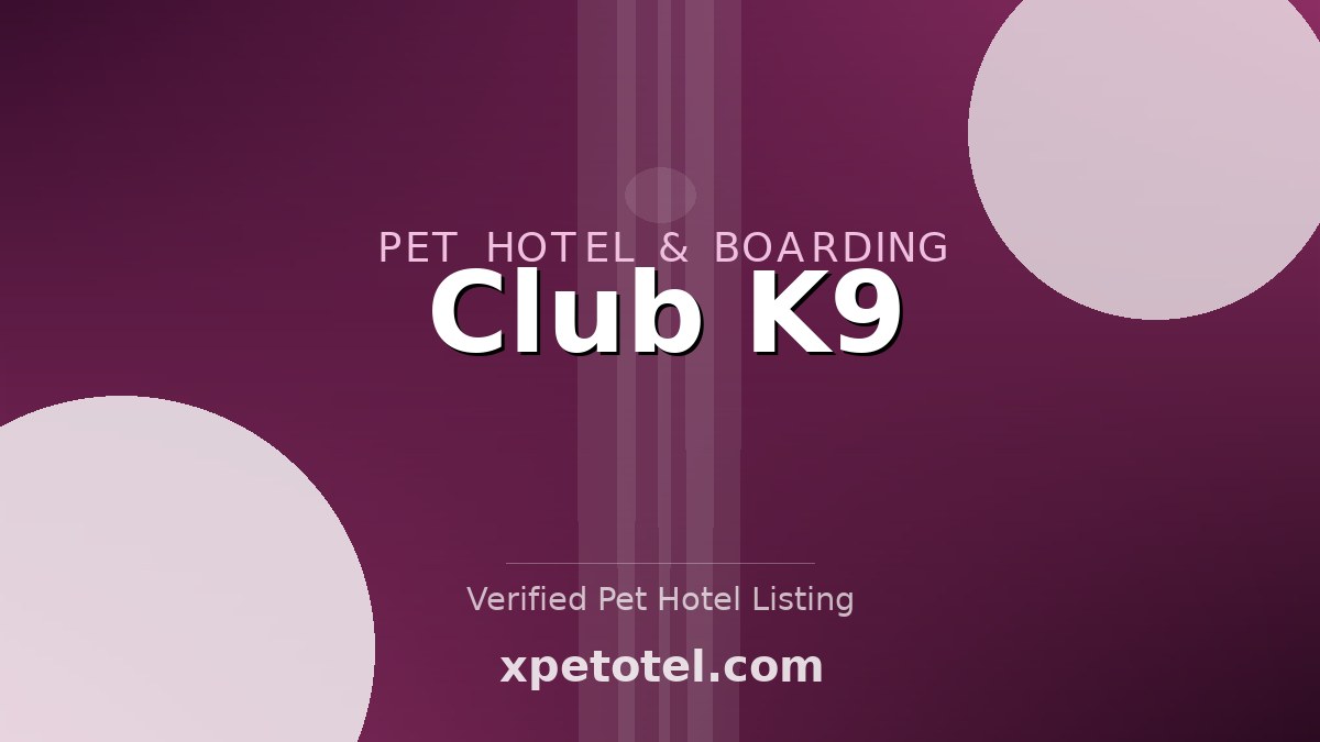 Club K9 pet hotel Dublin