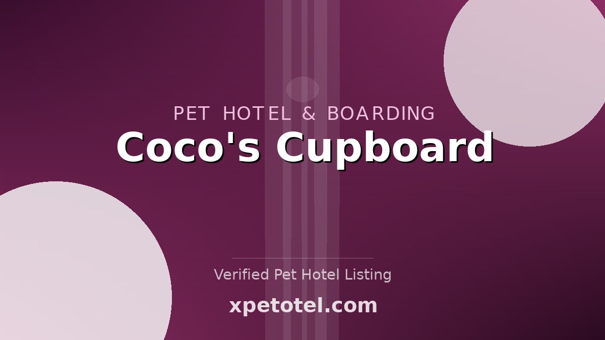 Coco's Cupboard pet hotel United States