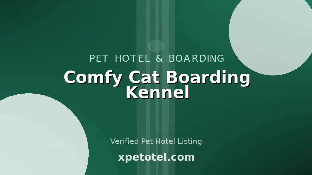 Comfy Cat Boarding Kennel