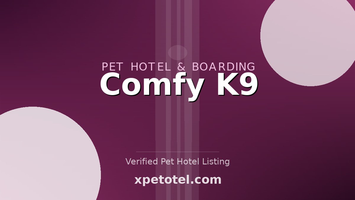 Comfy K9 pet hotel Douglas