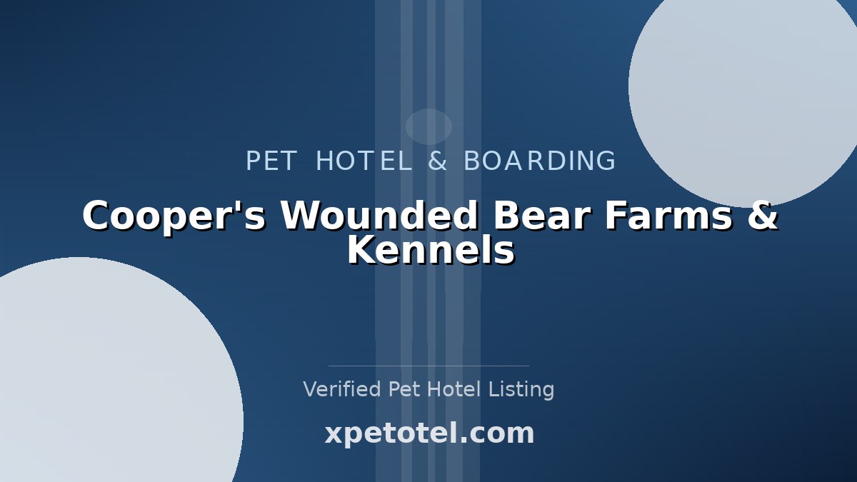 Cooper's Wounded Bear Farms & Kennels pet hotel Kasilof