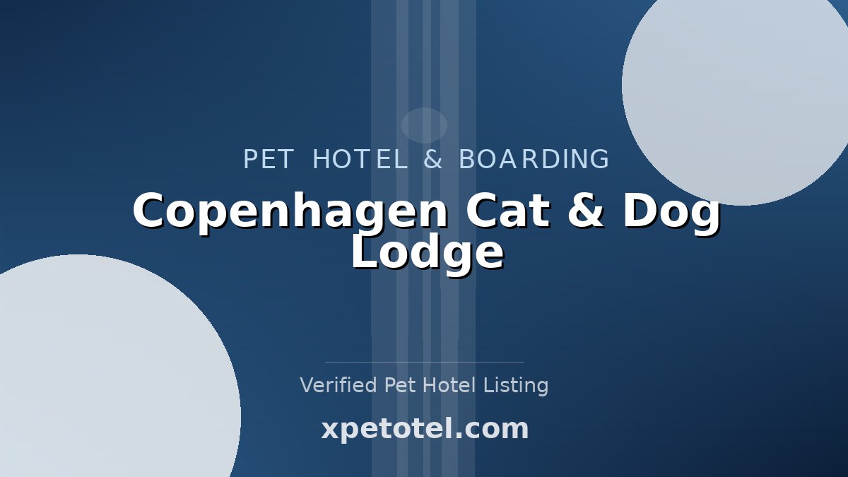 Copenhagen Cat & Dog Lodge pet hotel Copenhagen
