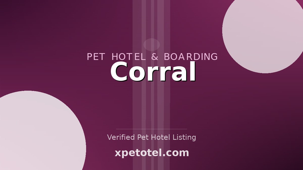 Corral pet hotel Colombia