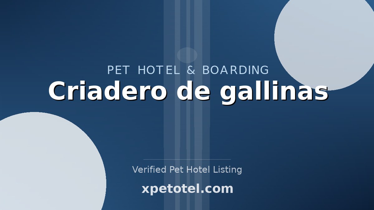 Criadero de gallinas pet hotel Medellin
