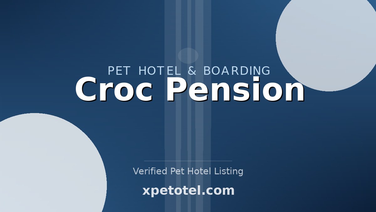 Croc Pension pet hotel France