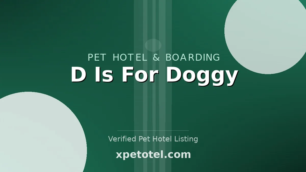 D Is For Doggy