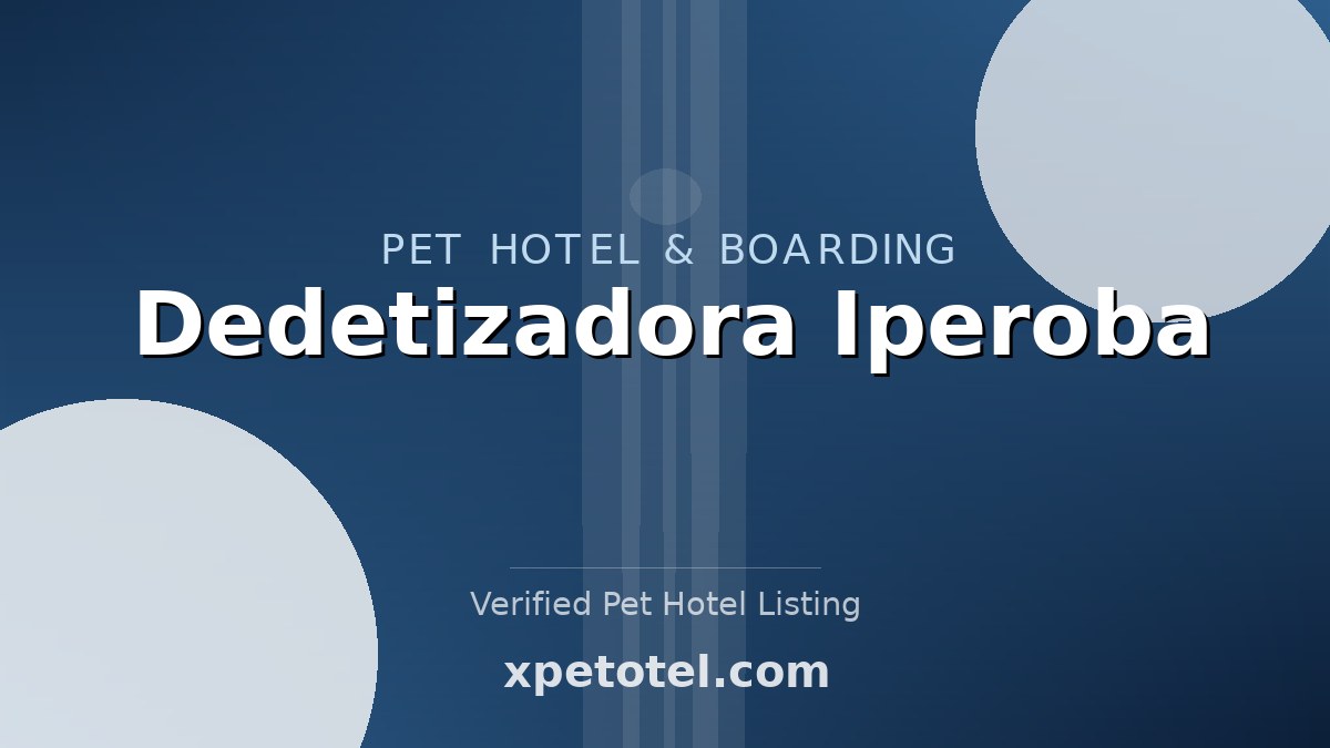 Dedetizadora Iperoba pet hotel São Francisco do Sul