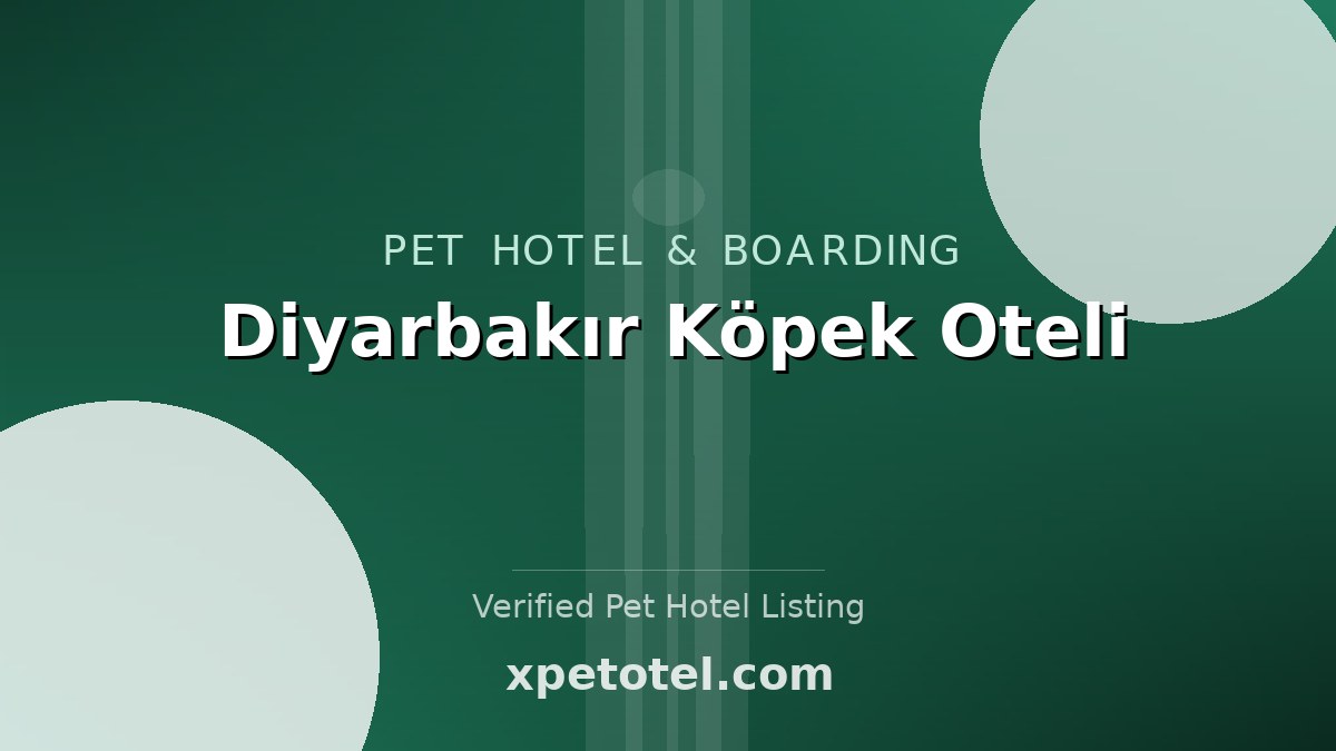 Diyarbakır Köpek Oteli