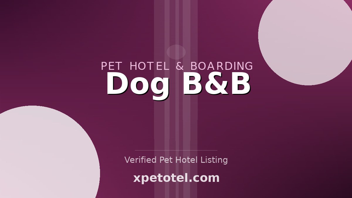 Dog B&B pet hotel Italy