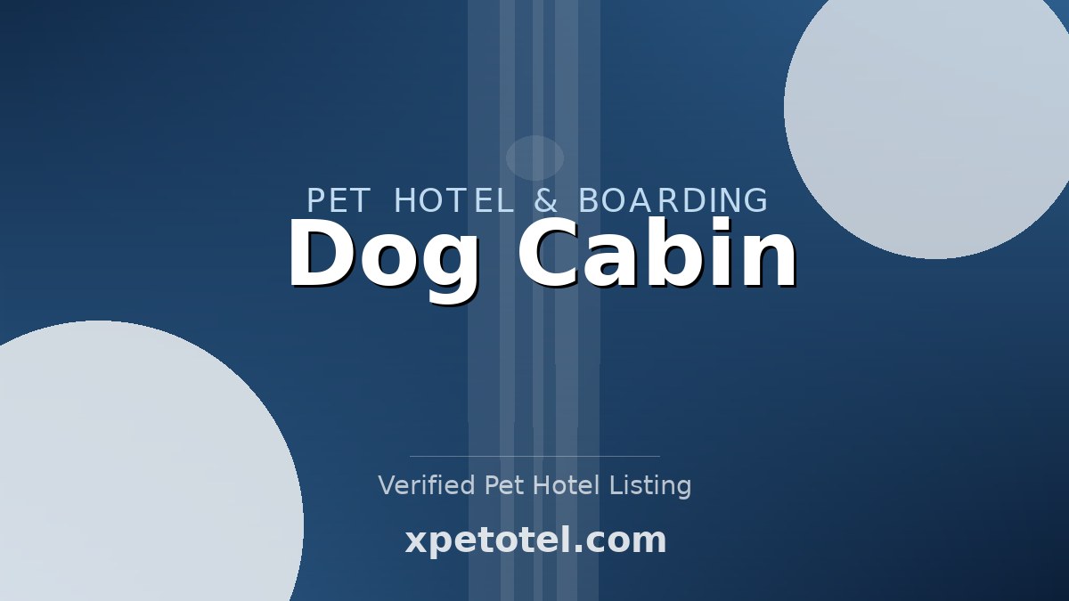 Dog Cabin pet hotel Japan