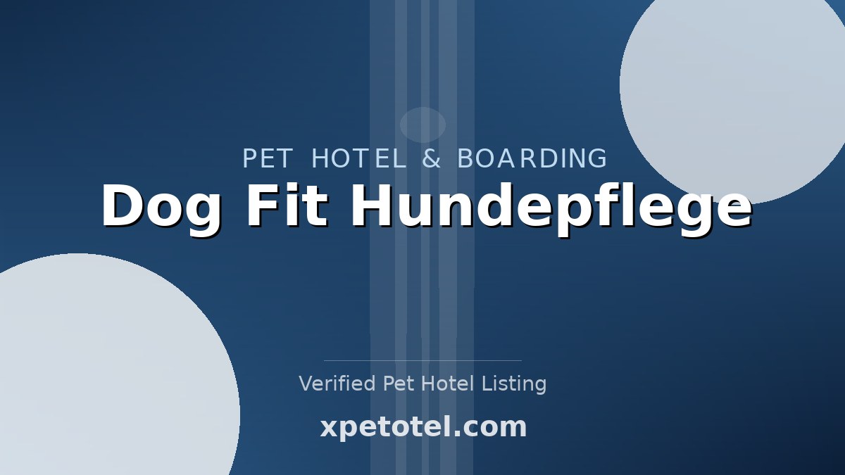 Dog Fit Hundepflege pet hotel Bönningstedt