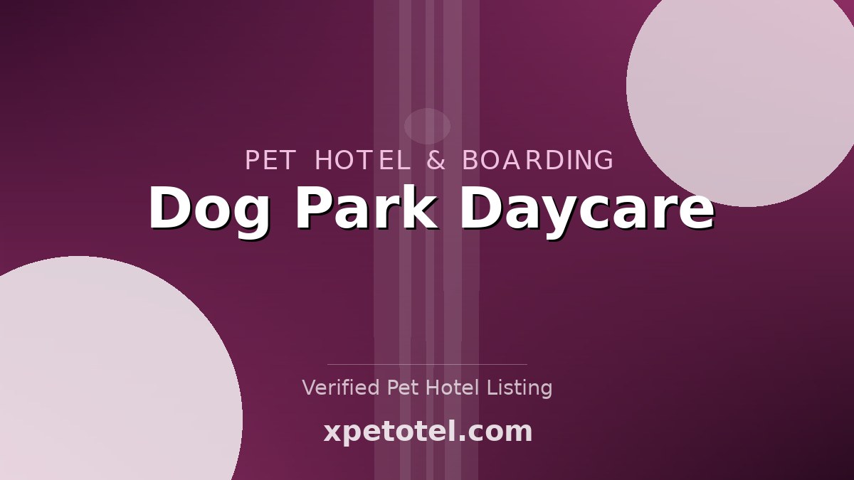 Dog Park Daycare pet hotel Brooklyn