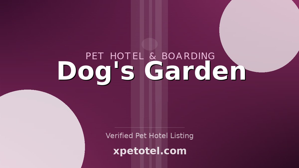 Dog's Garden pet hotel Italy