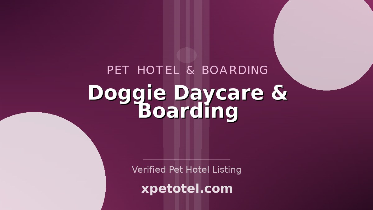 Doggie Daycare & Boarding pet hotel Ellsworth