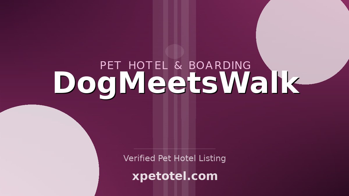 DogMeetsWalk pet hotel Stuttgart