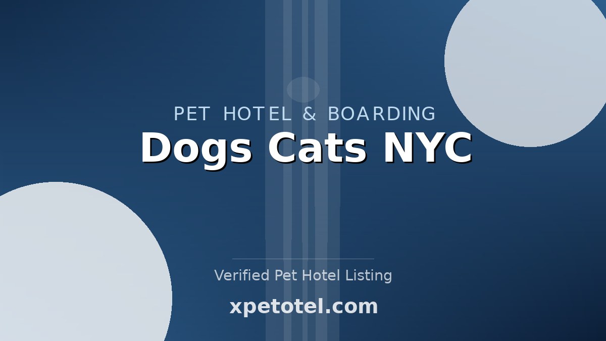 Dogs Cats NYC pet hotel Weehawken