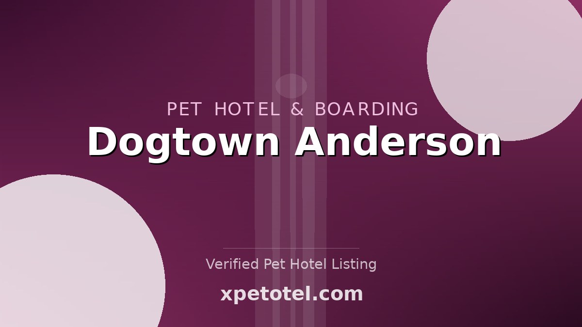 Dogtown Anderson pet hotel Cincinnati